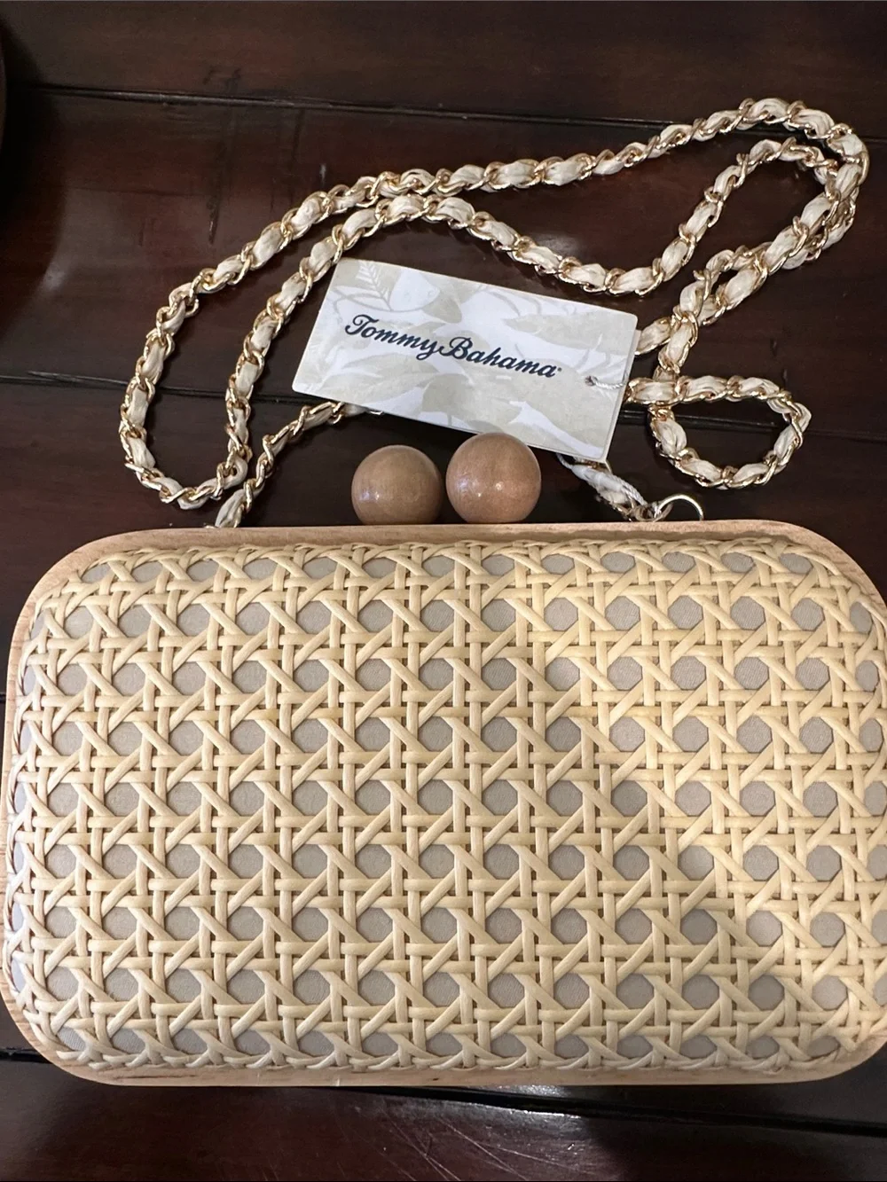 Tommy Bahama handwoven rattan